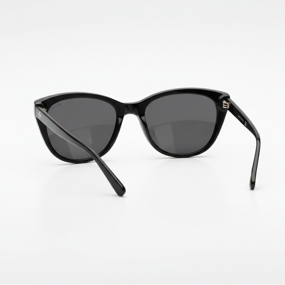 Cat eye sunglasses back view