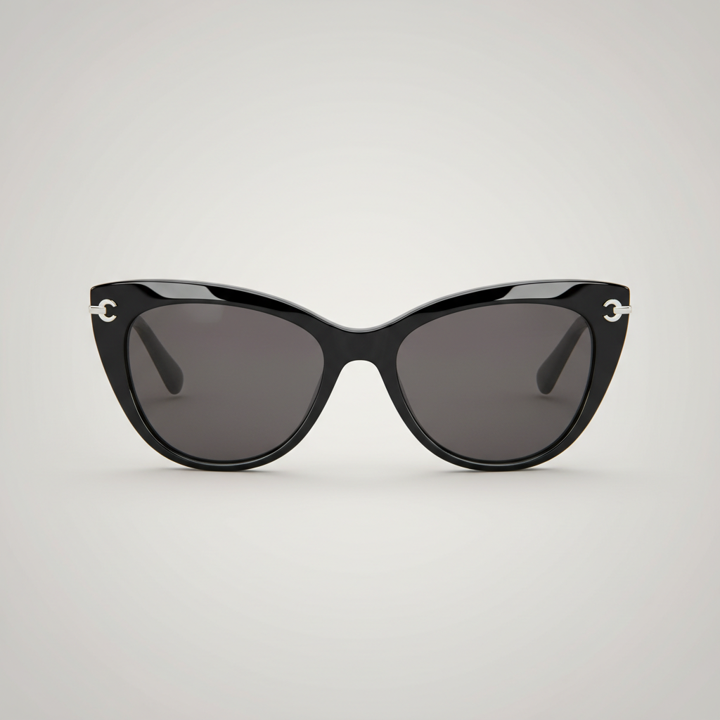 Cat eye sunglasses front view