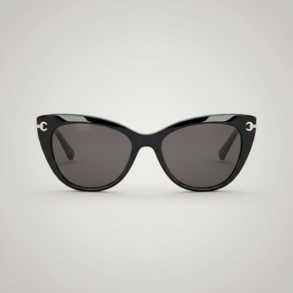 Cat eye sunglasses front view